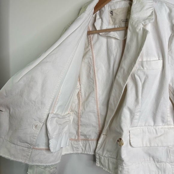 Anthropologie Pilcro Fray Hem Blazer size small - Picture 7 of 15